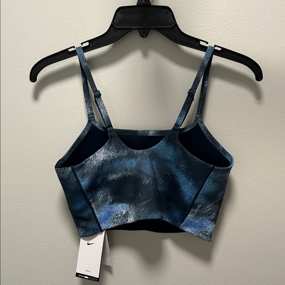 NWT- Women’s Nike Navy Set 7/8 Leggings & Convertible Sports Bra Size Medium - Picture 5 of 12